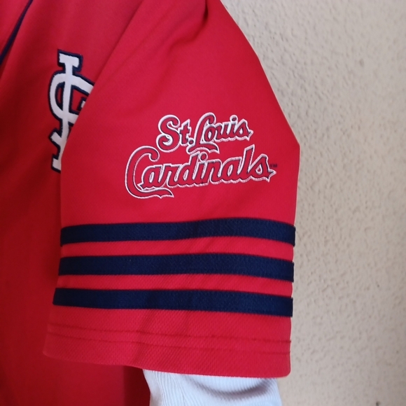 Adidas St. Louis Cardinals #7 Holliday Jersey Youth XL 18/20 Red & Navy - Picture 5 of 10